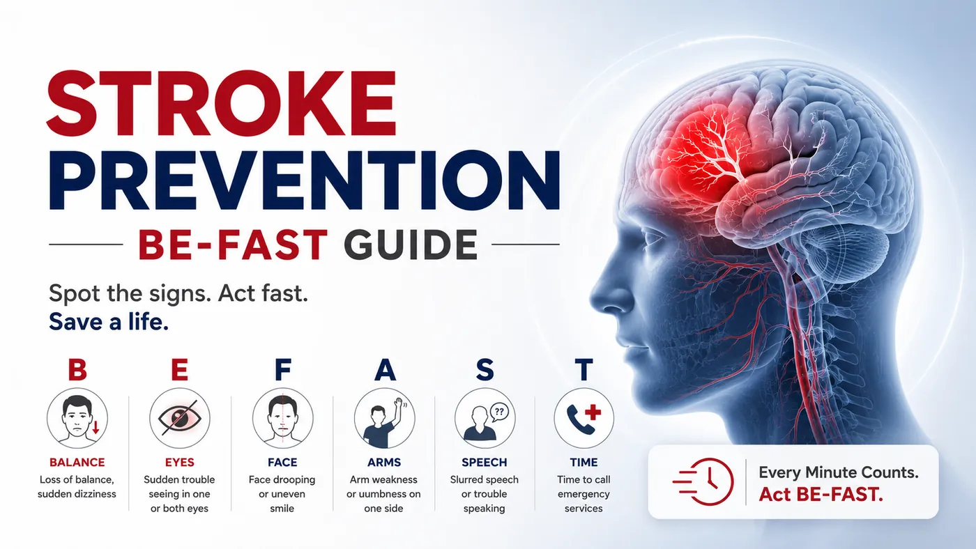 Neurology stroke awareness BE-FAST